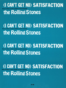 The Rolling Stones • (I Can't Get No) Satisfaction • original sheet music from 1970, USA The Rolling Stones • (I Can't Get No) Satisfaction • original sheet music from 1970, USA
