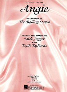 The Rolling Stones • Angie • original sheet music from 1980, USA
