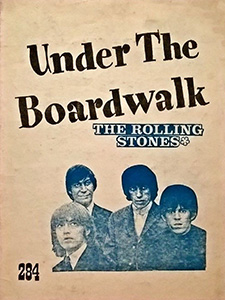 The Rolling Stones • Under The Boardwalk • original sheet music from 1965, Thailand