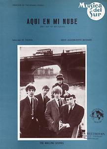 The Rolling Stones • Get Off Of My Cloud • original sheet music from 1966, Spain