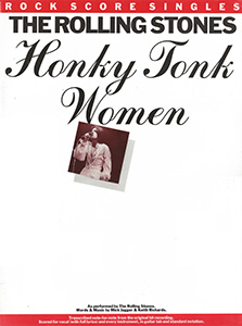 The Rolling Stones • Honky Tonk Women • original sheet music from 1993, UK