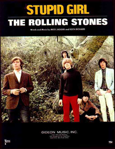 The Rolling Stones - Stupid Girl - US sheet music The Rolling Stones - Stupid Girl - US sheet music