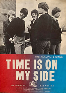 The Rolling Stones • Time Is On My Side • original sheet music from 1964, Holland The Rolling Stones • Time Is On My Side • original sheet music from 1964, Holland