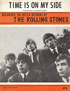 The Rolling Stones • Time Is On My Side • original sheet music from 1964, UK