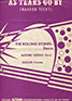 The Rolling Stones • As Tears Go By • original sheet music from 1964, Holland