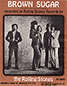 The Rolling Stones • Brown Sugar • original sheet music from 1971, Australia