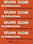 The Rolling Stones • Brown Sugar • original sheet music from 1971, USA The Rolling Stones • Brown Sugar • original sheet music from 1971, USA
