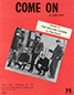 The Rolling Stones • Come On • original sheet music from 1963, UK The Rolling Stones • Come On • original sheet music from 1963, UK