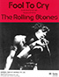 The Rolling Stones • Fool To Cry • original sheet music from 1976, Australia