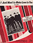 The Rolling Stones • I Just Want To Make Love To You • original sheet music from 1964, UK