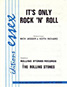 The Rolling Stones • It's Only Rock'n'Roll • original sheet music from 1974, France