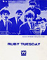 The Rolling Stones • Ruby Tuesday • original sheet music from 1967, Sweden The Rolling Stones • Ruby Tuesday • original sheet music from 1967, Sweden
