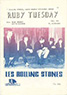 The Rolling Stones • Ruby Tuesday • original sheet music from 1967, Turkey