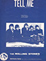 The Rolling Stones • Tell Me (You're Coming Back) • original sheet music from 1964, Belgium