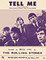 The Rolling Stones • Tell Me (You're Coming Back) • original sheet music from 1964, Australia