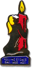 The Rolling Stones - She Was Hot promotional enamel badge