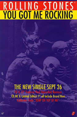 The Rolling Stones - You Got Me Rocking UK Poster